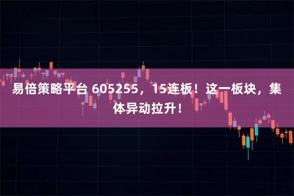 易倍策略平台 605255，15连板！这一板块，集体异动拉升！